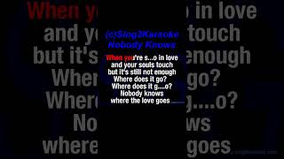 Shawn Mendes Nobody Knows Karaoke Version Lyrics [upl. by Bergin226]