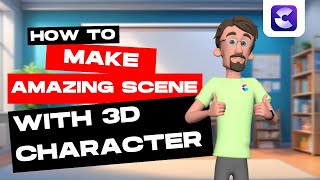 CreateStudio  How to Make an Amazing Scene With 3D Character [upl. by Anelra]