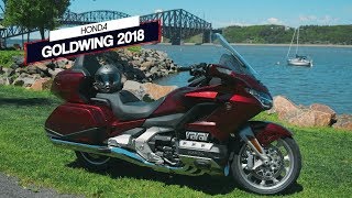 Honda Goldwing 2018  Action moteur sport MOTO [upl. by Enitsud]