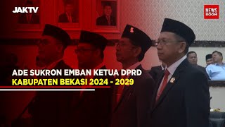 Ade Sukron Emban Ketua DPRD Kabupaten Bekasi 2024  2029 [upl. by Mecke352]