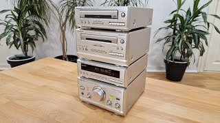 Technics SECA01 Stereo System  CD Cassette Tuner Amplifier [upl. by Ynar695]