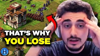 STOP Throwing Games at 1150 Elo  AoE2 Coaching [upl. by Analos]