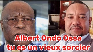 Albert Ondo Ossa tu es un vieux sorcier  Oligui Nguema restera là [upl. by Ridinger70]