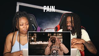 Foolio  Pain Official Music Video REACTION [upl. by Odlopoel]