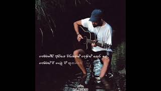 Bhashi  Viramayak Garden Acoustic version Lyrics video [upl. by Olrac]