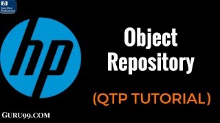 Object Repository  HP UFT QTP TutoriaL 22 [upl. by Niraa]