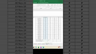 COUNT Days Present or Absent in Excel with EASE [upl. by Martguerita]