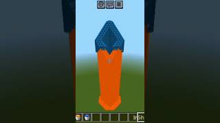 Minecraft big Cobblestone tower 🗼minecraft shorts cobblestone [upl. by Berriman164]