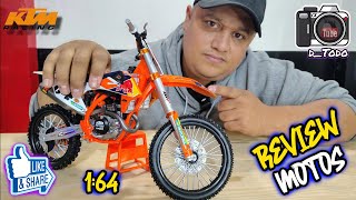 173  MAISTO KTM SXF 450 ESCALA 16 REVIEW [upl. by Leirda]