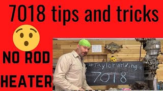 How to Weld 7018 welding rod tips and tricks [upl. by Franckot312]