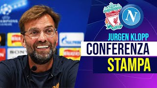 Liverpool Napoli Jurgen Klopp in conferenza stampa 🎙 Champions League ⚽ [upl. by Haraj]