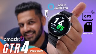 Amazfit GTR 4  Premium Built with GPS amp WIFI  Best Smartwatch for the Price [upl. by Ariaic77]