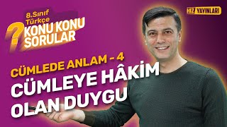 Konu Konu Sorular  8 Sınıf Türkçe Konu Anlatımı Soru Çözümü  Cümlede Anlam 4  LGS 2024 [upl. by Nrubua49]