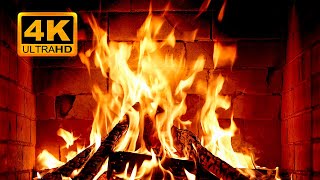 🔥 Cozy Fireplace 4K 12 HOURS Fireplace with Crackling Fire Sounds Fireplace Burning 4K [upl. by Akemahc]