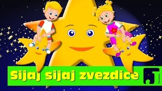 Sijaj sijaj zvezdice  Twinkle Twinkle Little Star  Dečije pesme  Pesme za decu [upl. by Ahsilaf]