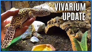 Bioactive Leopard Gecko Vivarium UPDATE [upl. by Va]