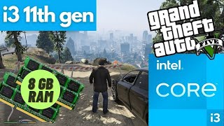 GTA V FIVE HINDI GAMEPLAY  i3 1125G4 8GB RAM Intel UHD 630 [upl. by Buke]