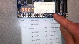 Microprocessor Project Demo for Intro to Micro course 2014 Fall [upl. by Niamjneb]