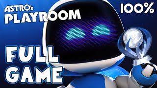 Astros Playroom FULL GAME 100 All Trophies PS5 Platinum [upl. by Neroled]