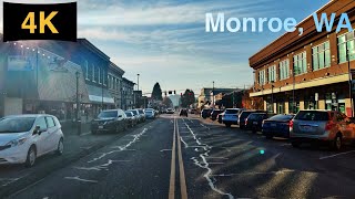 Downtown Monroe WA Driving Tour in Fall 2022 [upl. by Laubin703]