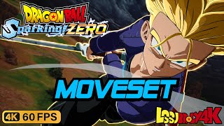 Trunks Sword Moveset DRAGON BALL Sparking ZERO  4K 60FPS [upl. by Ovida]