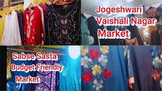 Vaishali Nagar Market  Jogeshwari W Sabse Sasta Budget Market Birthday Shopping Vlog [upl. by Qooraf]