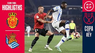 Resumen  RCD Mallorca  00  Real Sociedad  Semifinal Ida [upl. by Severson]