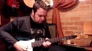 Guitar Vantage with David Gilmour Kit EMG DV20 and Fender Locking Tuners Luthier Sergio Grassi [upl. by Yzdnil61]