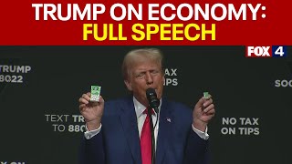 Donald Trump economic plan FULL SPEECH [upl. by Ceil680]