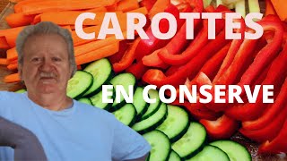 CAROTTES EN CONSERVE [upl. by Notyalc]