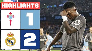 RC CELTA 1  2 REAL MADRID  RESUMEN LALIGA EA SPORTS [upl. by Eentrok]