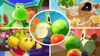 Yoshis Crafted World  All Craft Vehicles Gameplay [upl. by Peggir]