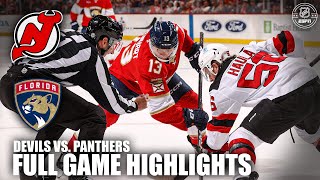 New Jersey Devils vs Florida Panthers  Full Game Highlights  ESPN NHL [upl. by Mulac630]