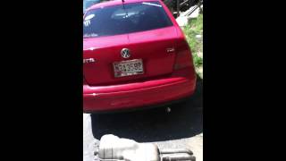 2002 Volkswagen Jetta TDI suitcase muffler delete [upl. by Quillan]