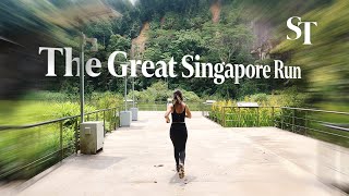 The Great Singapore Run  Explore Singapore in mega 107km route  Nature coastal beachside city [upl. by Farman]