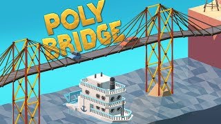 Building The Golden Gate Poly Bridge  Polybridge Gameplay [upl. by Irving]