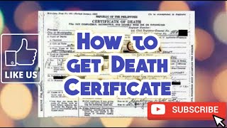 How to get Death Certificate [upl. by Retse874]