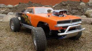 RC ADVENTURES  THE GENERAL LEE  ONBOARD CAM  ASSOCIATED SC10  ELECTRIC 9T BRUSHLESS [upl. by Ecnerwal]