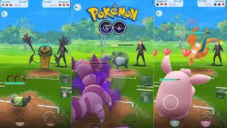 Shadow Drapion vs Shiny Poliwrath In Pokemon Go [upl. by Lipson]