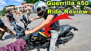 Guerrilla 450 Ride Review 2024 🔥 Is it Worth under 3 Lakhs … [upl. by Ssur140]