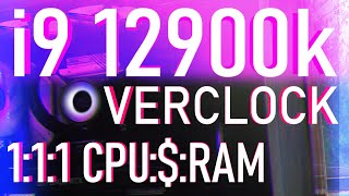 SAFE EASY OVERCLOCK for INTEL i9 12900k TRINITY UNIFY CoreMem OC 15°C UNDERVOLT TUTORIAL [upl. by Gerick]