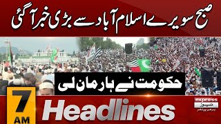 Big News From Islamabad  News Headlines 7 AM  3 Sep 2024  Pakistan News [upl. by Duwad203]