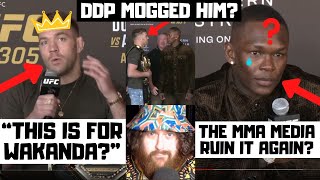 UFC 305 Press Conference Reaction Du Plessis MOGS Adesanya MMA Media RUIN EVERYTHING [upl. by Alya]