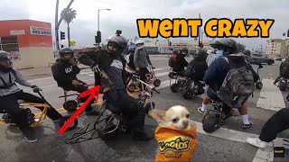 Mini Bike SANTA MONICA Ride Out Go Crazy [upl. by Oironoh523]