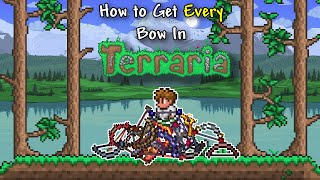 How to Craft Every Bow in Terraria [upl. by Bernj]