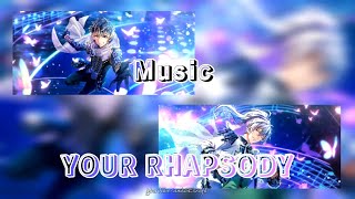 REVALE YOUR RHAPSODY  Lyrics  kan  rom  per   IDOLISH7 [upl. by Roer306]