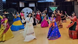 Chogada TaaraDandiya Dance CoverLoveyatriBollywoodNavarathriTraditionalJTD dandiya dance [upl. by Onia]