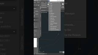 AUTOCAD CIVIL 3D Como recuperar y poner la barra de comandos barra de herramienta y menús [upl. by Byers]