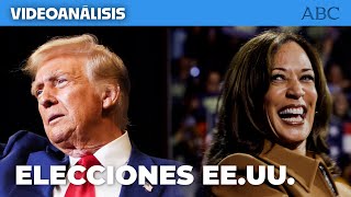 ELECCIONES en EEUU Dos candidatos dos mítines dos Américas [upl. by Nixie882]