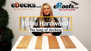 Balau Hardwood Decking  Premium Decking Options  eDecks [upl. by Nagem821]